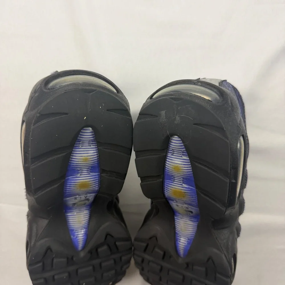 Nike Air Max 95 Sneakers Kids 5Y Black Purple Stitch DH4053-008 Low Top Shoes